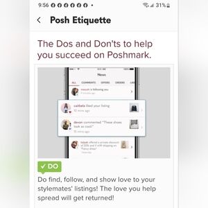 POSH Etiquette!!!!! Please read